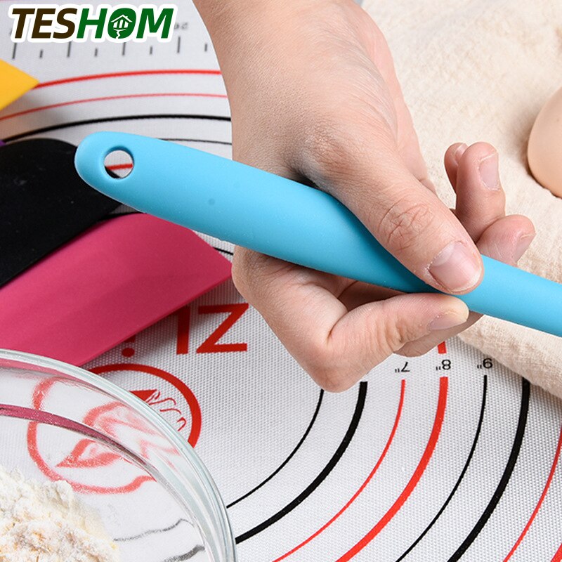 Teshom Siliconen Spatel, Bakken Schraper Voor Taart Decoreren, 10.6Inch Big Size Bakken Tools