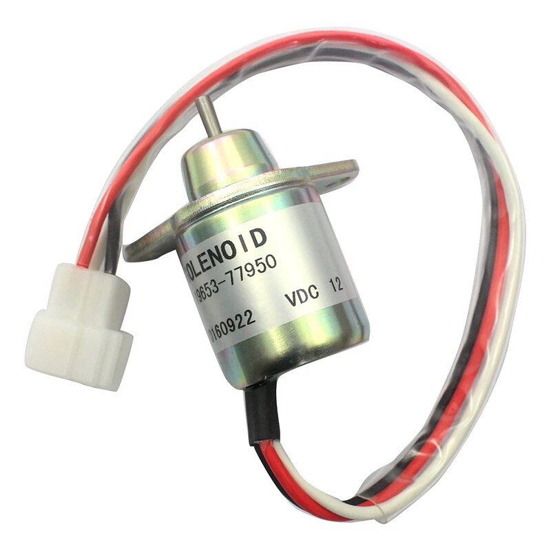 119653-77950 M806808 12V 12V de combustible cortar solenoide SINOCMP 1503ES-12S5SUC5S cierra solenoide para Yanmar Woodward 4TNV94L-SFN parte