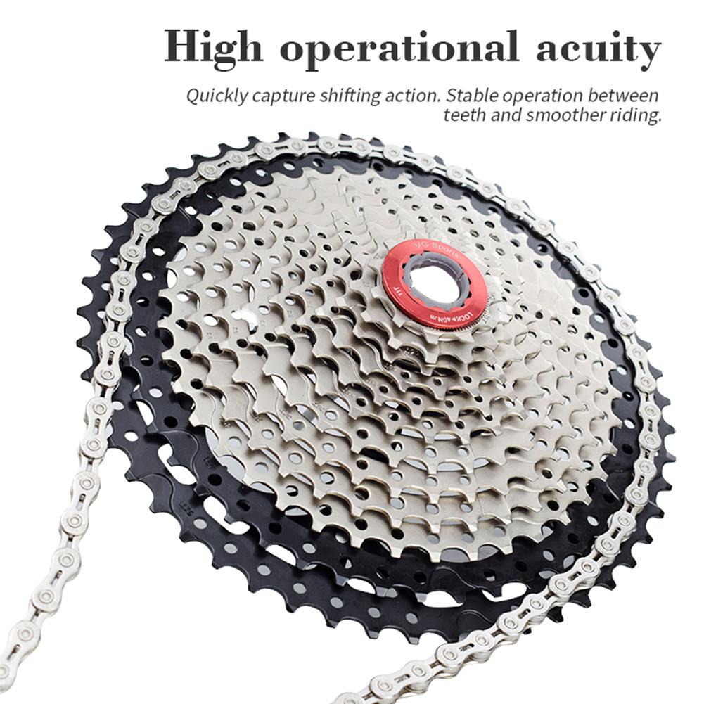 Mountain Bike Chain 8/9/10 Speed High Alloy Steel Decent Durability Lightweight Good Looking Bicycle Chain Cycling Equipment