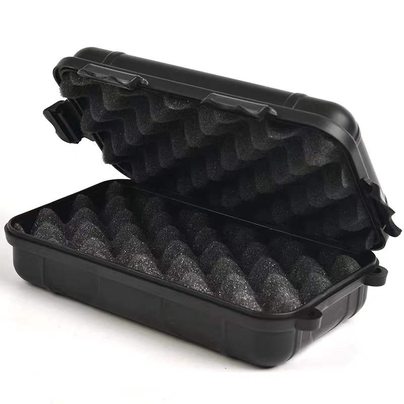 À prova de choque à prova dwaterproof água selado caixa de ferramentas segurança ao ar livre suprimentos acampamento armazenamento instrumento lockable seco com espuma