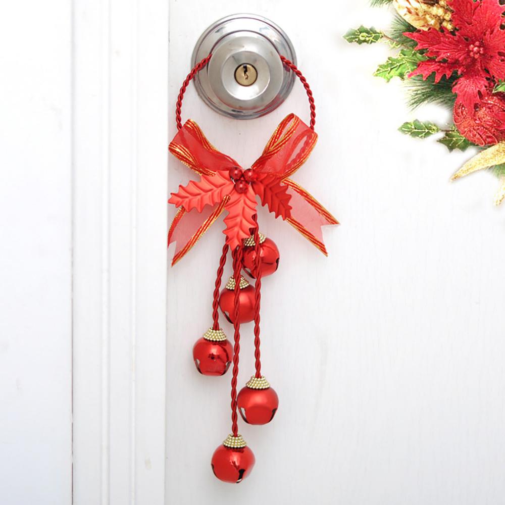 Bel kraal Kerstboom Deur Opknoping Klokken Hanger Party Decoratie Ornamenten Xmas home Decoraties cascabel grande #35