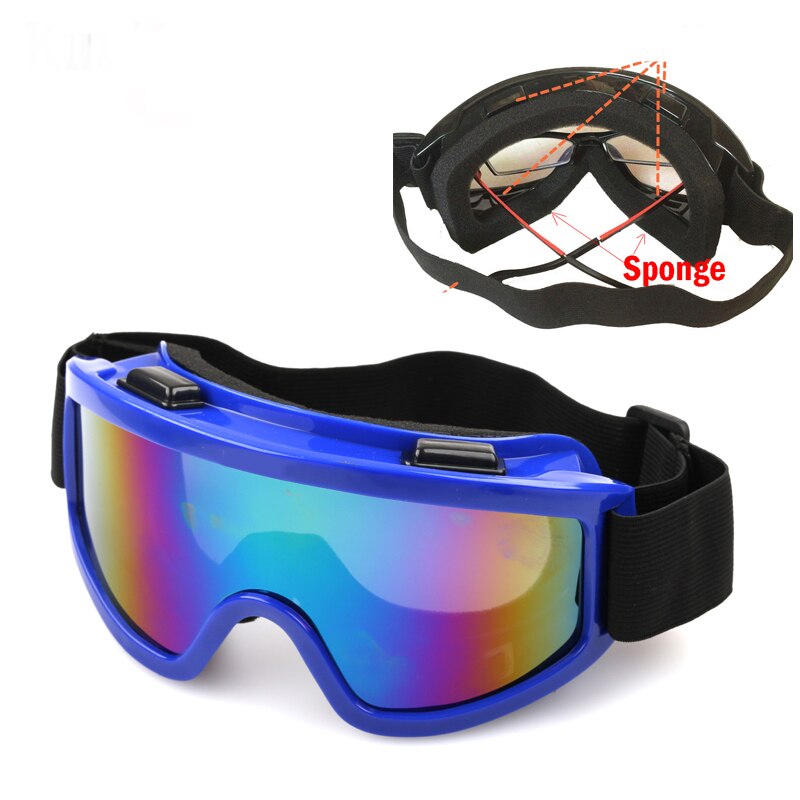 Gafas de esquí UV400 a prueba de viento y polvo, lentes para miopía integradas, gafas para esquiar