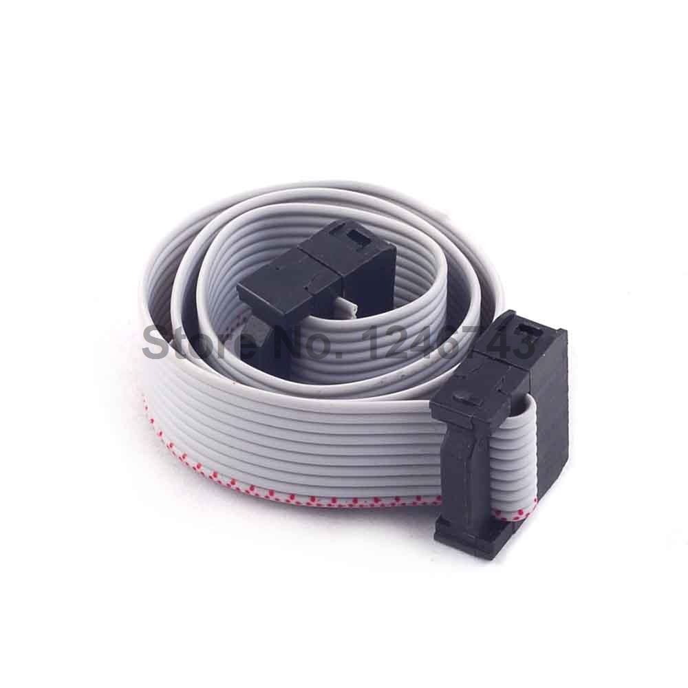 10PCS 10pin (2X5) IDC BANDKABEL draad voor ISP JTAG 2.54mm afstand header 30CM