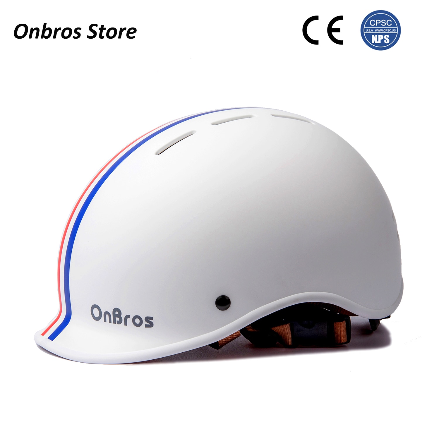 Onbros ABS Shell Urban Bike Helmet For Men And Women Roller Skating Skateboard Cycling Helmets City Caps