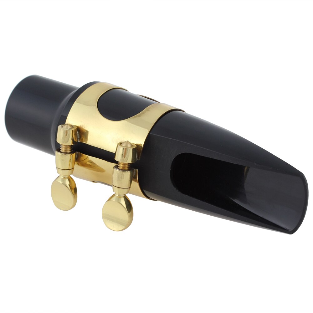 Tenor Saxofoon Mondstuk Sax Mondstuk Set Met Cap + Clip + Riet + 2 X Tanden Pad
