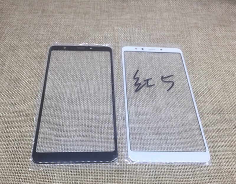 Redmi5-pantalla exterior para Xiaomi Redmi 5, Panel táctil frontal, pantalla LCD, cubierta de cristal, lente, reparación de teléfono, piezas de repuesto