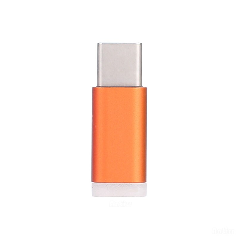 Adaptateur de chargeur Antirr, prise Jack type-c, câble convertisseur de charge pour Xiaomi mi6, Macbook Letv, Lenovo Zuk Z1, Google Nexus 5X 6P: Orange
