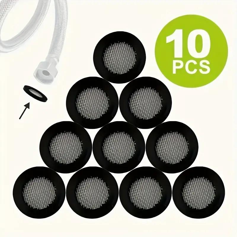 10PCS Schlauch Waschmaschine Dichtung O Ring Schlauch Dichtung Filter Net Dusche Kopf Filter Bildschirm Gummi Dicht Ring Reinigung Maschine teile