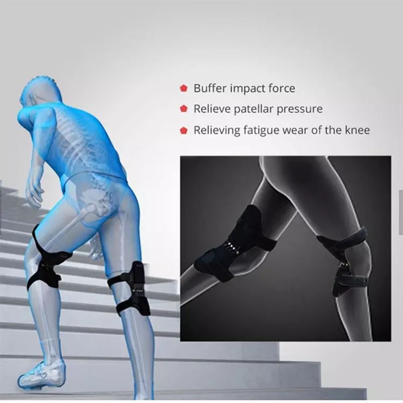 Vip joint support knæpuder rebound powerleg knæforstærkerstøtte support ortofit stabilisator power lift protect equitment