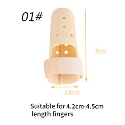 1/2/5Pcs Convenient Adjustable Finger Joint Support Orthosis Finger Fixed Splint Orthodontic Device Protector Finger Care Tool: Type A-1Pcs