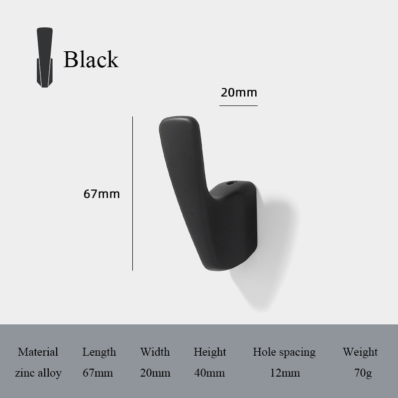 1 unidad Gancho dorado de lujo para colgar en la pared, gancho individual para ropa, dormitorio, bata, salón, abrigo, bata, soporte para Toalla de baño ganchos adhesivos de pared baño ganchos para colgar: BLANCO