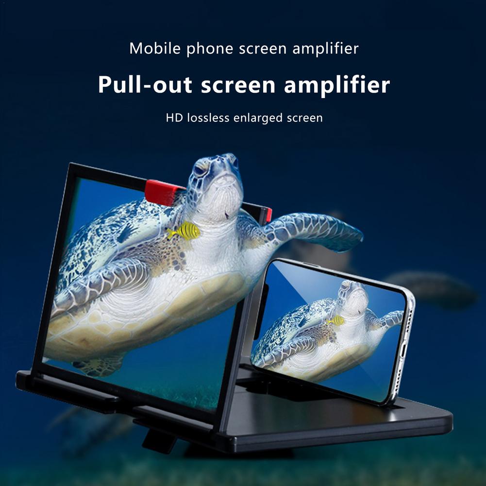 Screen Magnifier Voor Smartphone Screen Vergrootglas High-Definition Te Vouwen Versterker Pull-Out Mobiele Telefoon Hd Versterker