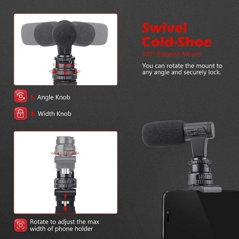 Statief Mount Adapter Mobiele Telefoon Clipper Houder Verticale 360 Statief Stand Voor Smartphone