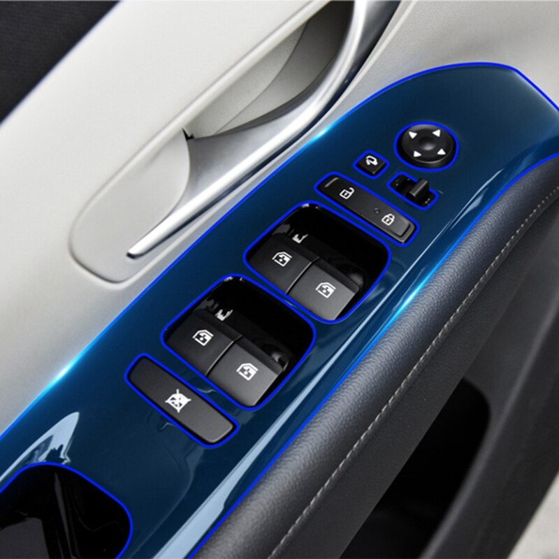 Film de Protection TPU pour Hyundai Tucson NX4 , panneau de Navigation des instruments de voiture, panneau de levage des vitres, panneau d&#39;engrenage