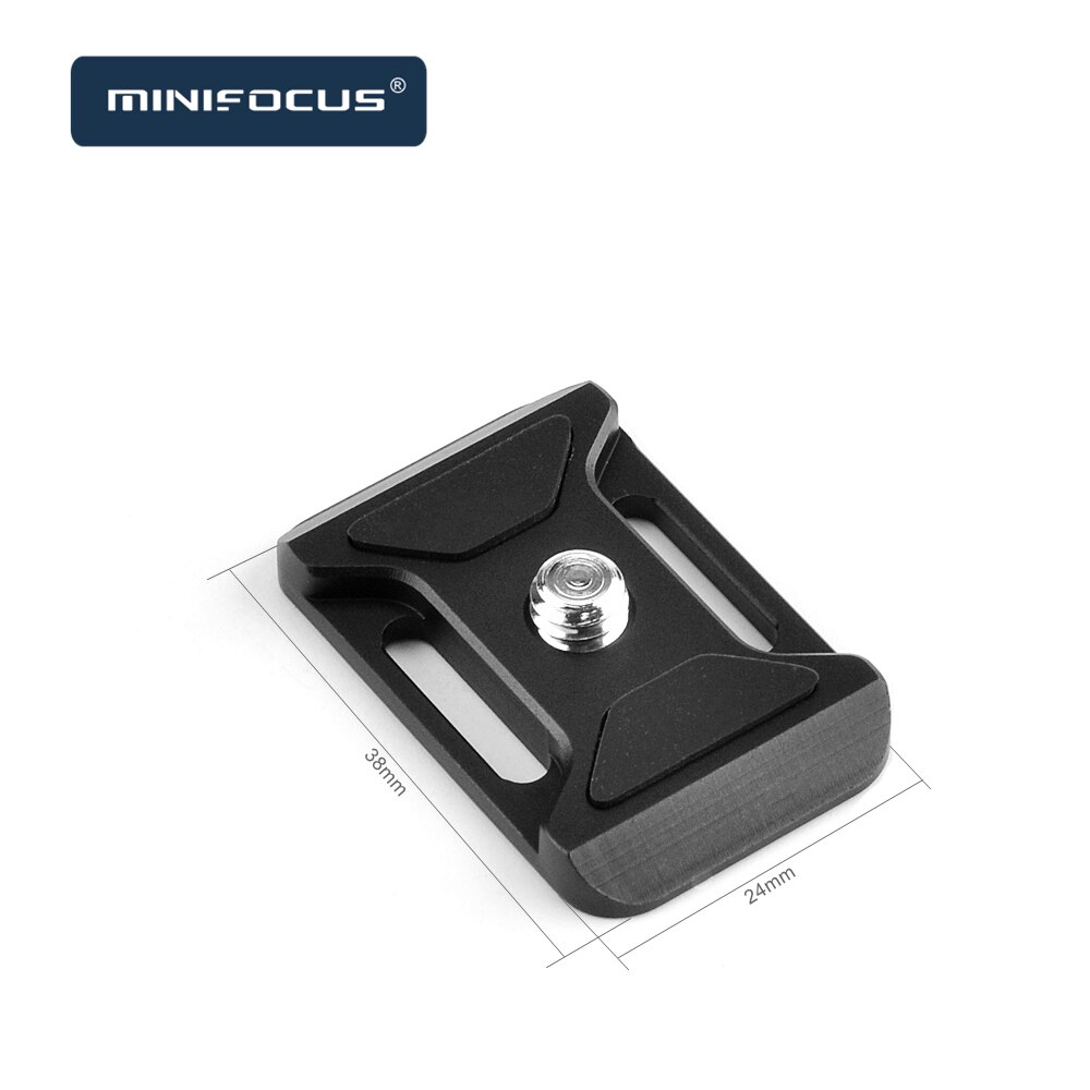 Minifocus 38mm yleiskäyttöisiä arca swiss pikalukitus mini levy kamerassa 1/4 '' hole kolmijalka pallo pidike hihnalla reikiä: Default Title