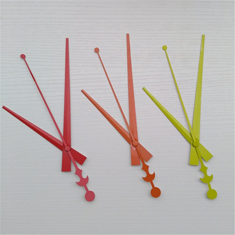 100Sets Metal Colorful Quartz Clock Arms DIY Clock Hands Clock Parts Accessories