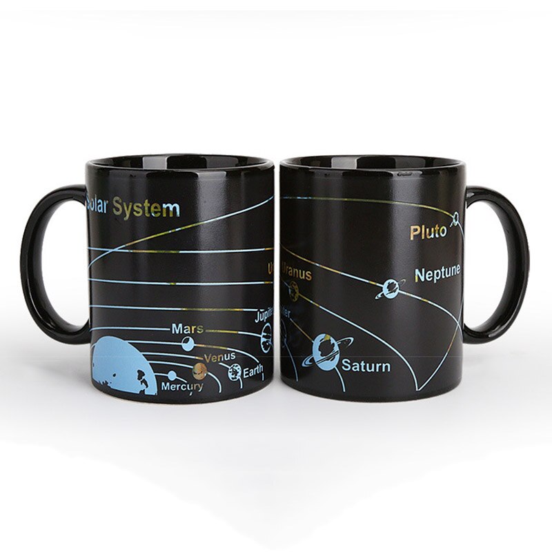 Solar System Magic Coffee Mug Color Changing Mugs Ceramics Travel Tea Milk Cups Best Christmas Mug For Friends
