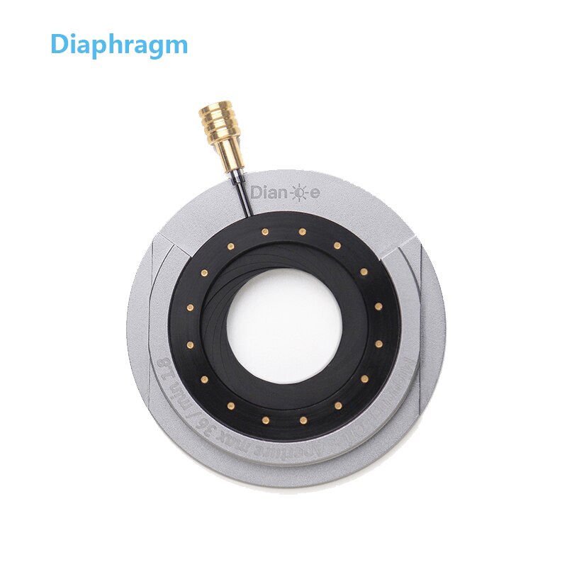 Conical Snoot Studio Lighting Accessory for LED Light Flash Strobe Light with Bowens Mount 20 Gobos F2.0 80mm Lens: IRIS