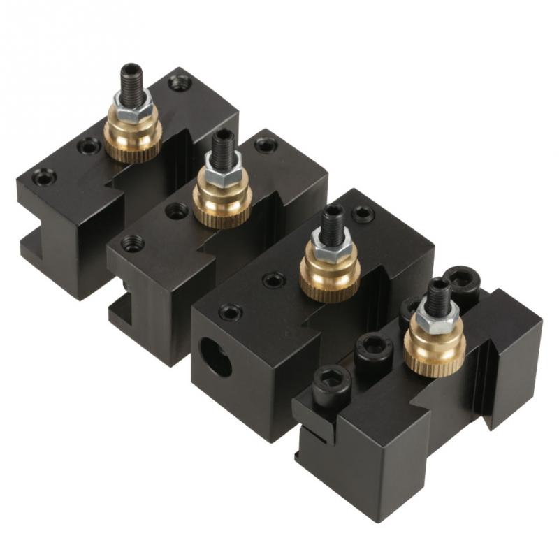 4pcs/Lot Tool Post Mini Lathe Quick Change Tool Post Boring Blade Turning Facing lathe cnc tool torno mecanico