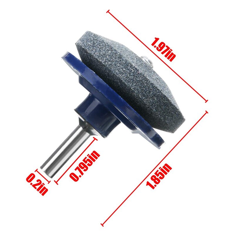 4 PCS Lawn Mower Blade Sharpener Universal Multi-Sharp Rotary Lawnmower Sharpen for Power Drill Hand Drill and Lawn Mower Blade
