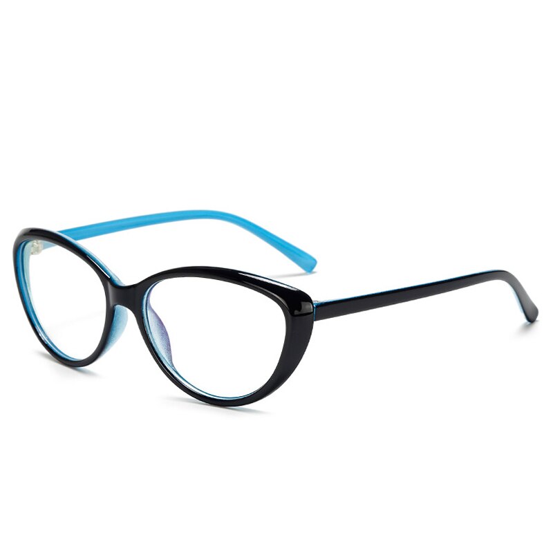 Zilead Spectacle Frame Cat Eye Glasses Frame Clear Lens Women Brand Eyewear Optical Frames Myopia Black Red Eyeglasses Frame: T3