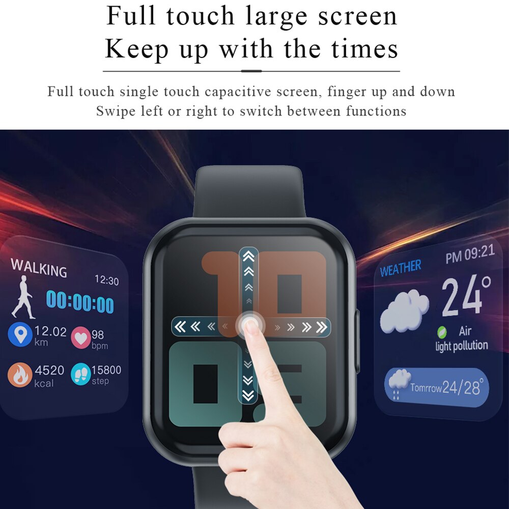 Montre intelligente Android montres pour femmes Bracelet de Fitness hommes SmartWatch moniteur de fréquence cardiaque Sport Bracelet pour iphone Pk P80 P70