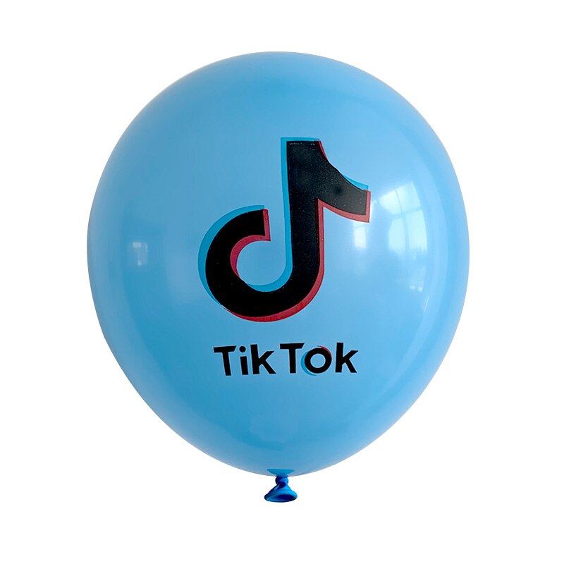10Pcs 12Inch Notities Latex Ballonnen Kleine Video Symbool Ballen Verjaardagsfeestje Decor Populaire Muziek App Helium ballon: Marmer