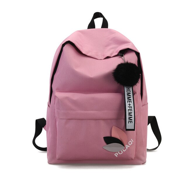 Nouveaux sacs d'école pour adolescentes école Sac à Dos cartable grande capacité voyage Sac Sac multifonction pochette d'ordinateur Sac A Dos: SB005-pink