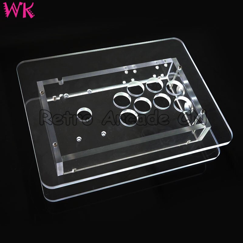 Arcade Stick Transparant Diy Case Rocker Frame Acryl Frame Shell Diygame Mobiele Telefoon Rocker Frame Arcade Stick Box