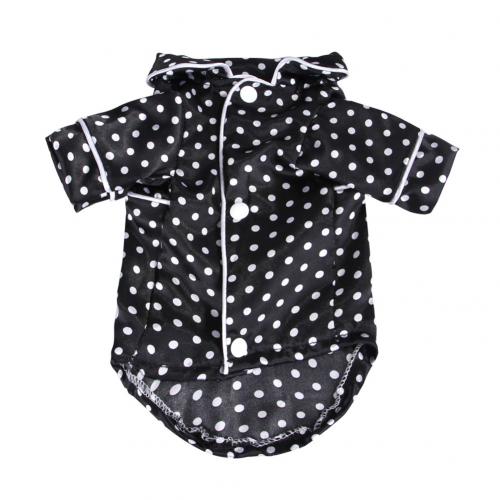 Huisdier Kleine Hond Kat Chihuahua Pyjama Nachtkleding Trui Warme Nacht Kleding Outfit Ondersteuning: Black Spots / S