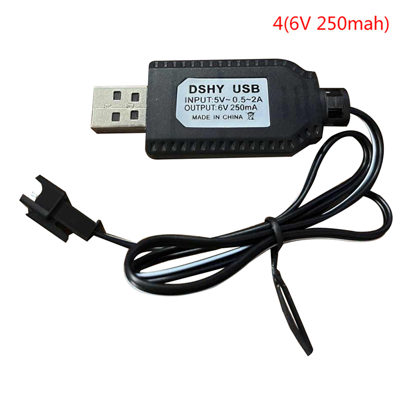 3.6-9.6V 250mA NiMh/NiCd Battery USB Charger Cable SM 2P Forward Plug Remote Control Car USB Charger Electric Toy~