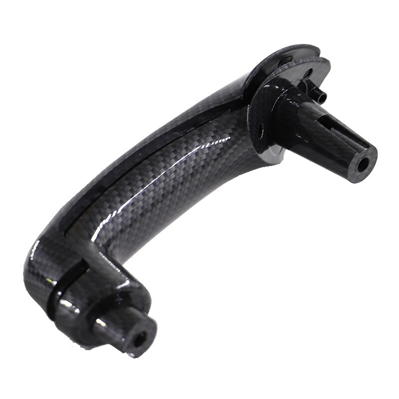 Manija de agarre de fibra de carbono para puerta de coche VW GOLF 4 PASSAT, manija de acceso para PANEL de puerta interior, color negro