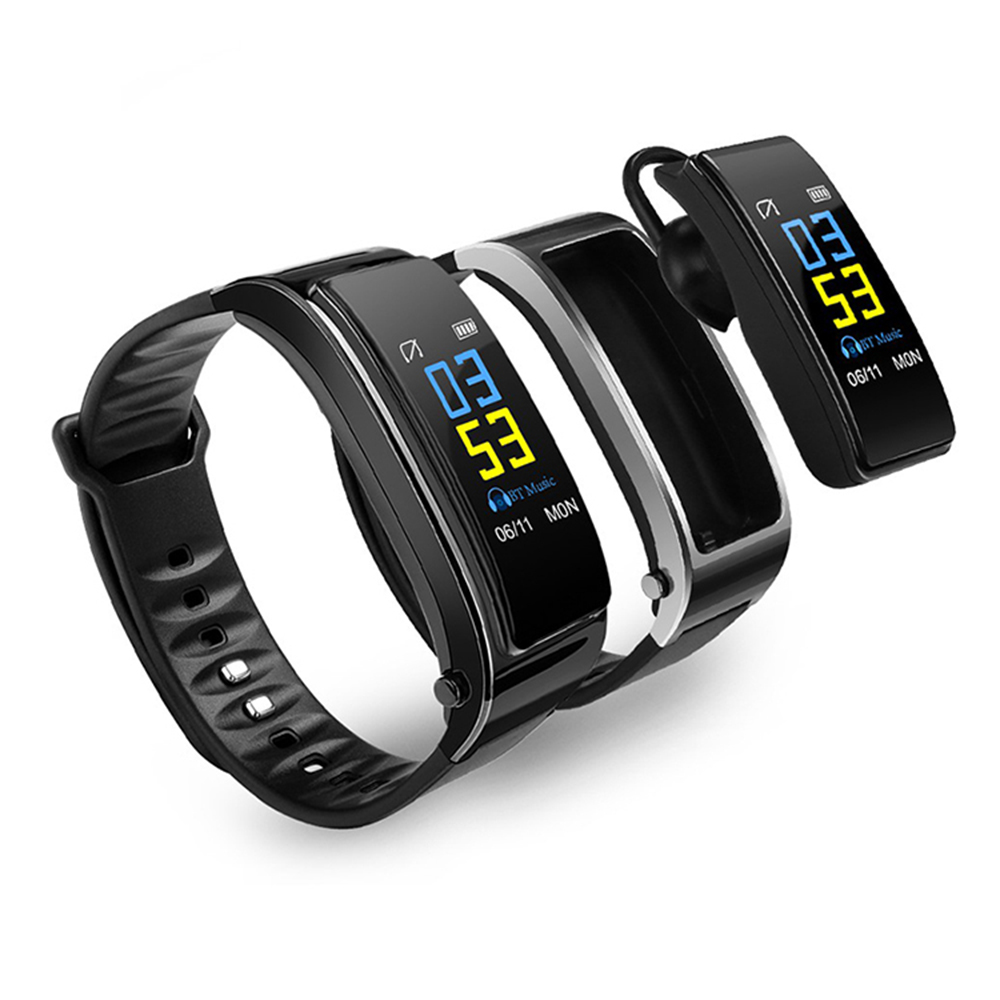 Bluetooth Draadloze oortelefoon smart watch Gezondheid Tracker Fitness Armband Y3 Plus Smart Polsband Bluetooth headset muziek spelen