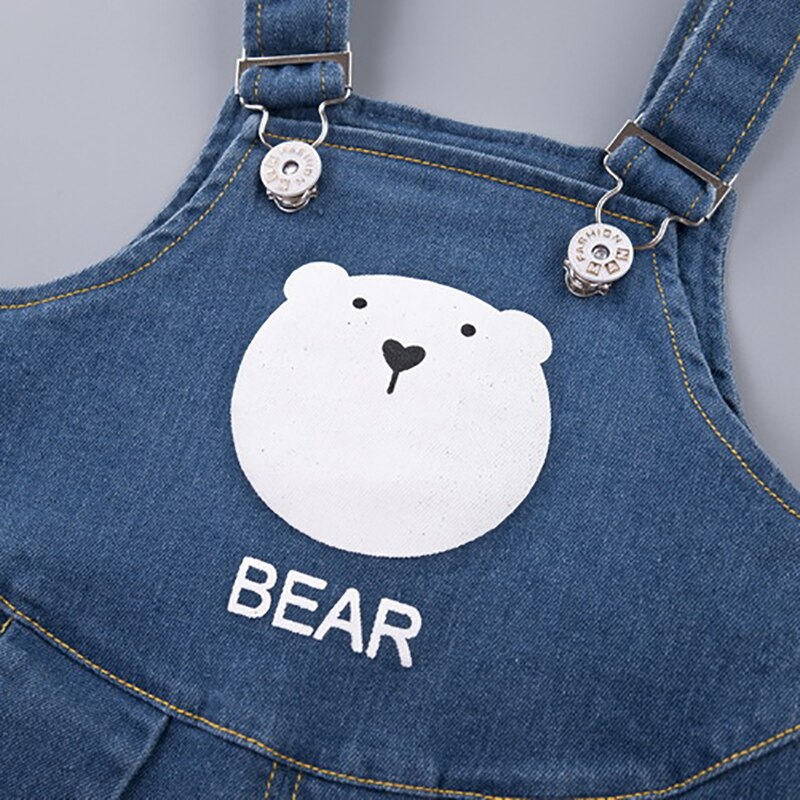 NewBorn Baby Suspenders Denim Pants Jeans Overalls Pants Cute Casual Costume Toddler For 6M-3Y Toddlers Kids