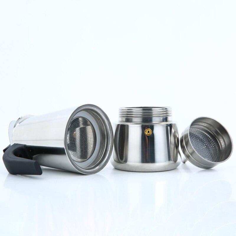 Stainless Steel Coffee Pot Mocha Espresso Latte Percolator Stove Coffee Maker Pot Percolator Drink Tool Latte Stovetop