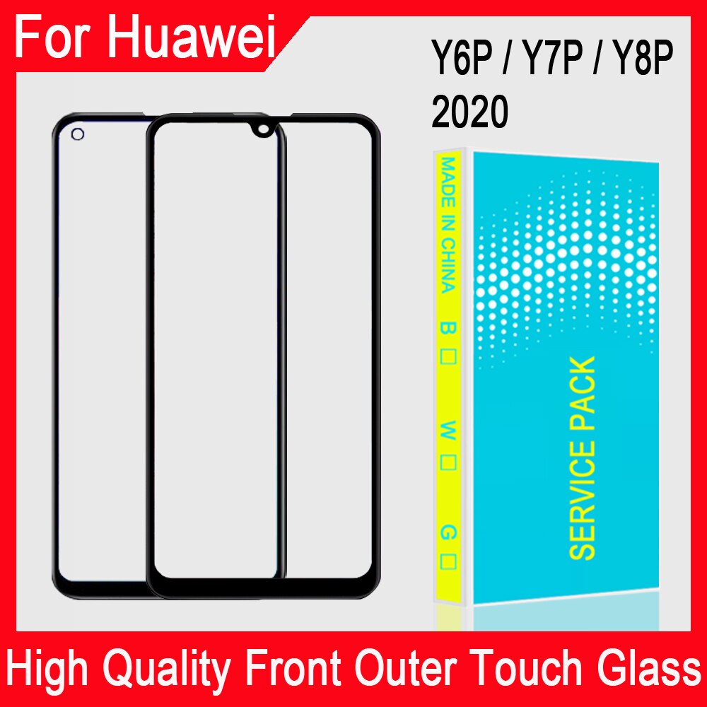 Lcd Touch Panel Voor Glas Voor Huawei Y6P / Y7P / Y8P Panel Front Buitenste Glas touch Screen