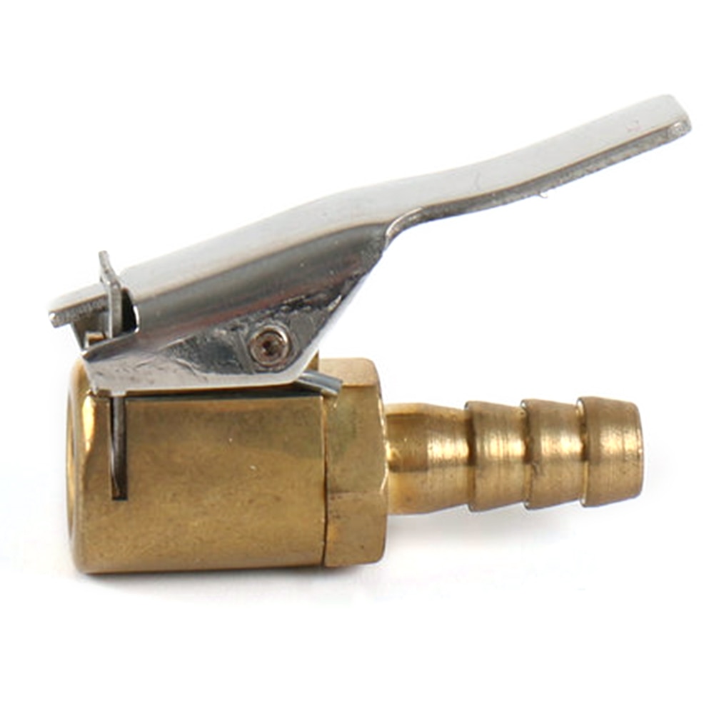 Car Tire Inflator Valve Connector Wheels Tires Parts Clamp Brass Air Pump Chuck Clip Car Tire Wheels Tires Parts