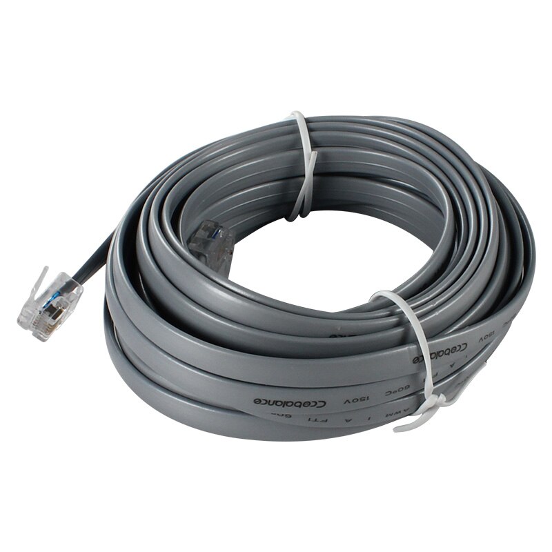 Cable accessories(6 core flat cable 6P6C crystal head) for 0100042 touch panel for RV Camper Caravan: 030262  8m