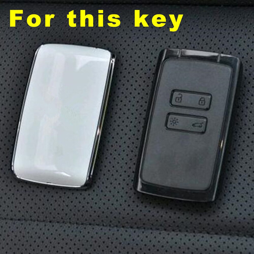 Silikon bil nøkkel deksel tilfelle skall fob til renault koleos kadjar megane talisman captur espace clio