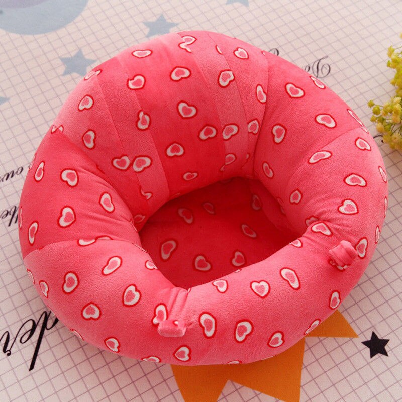 Siège de soutien pour bébés et enfants, housse de siège de canapé souple, coussin de canapé, oreiller en peluche, jouet sac de haricots, Animal: E