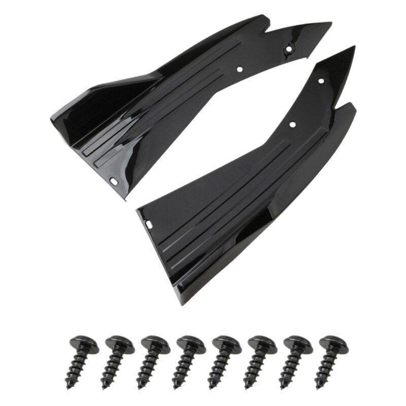 Car Modification Universal Rear Wrap Angle Rear Shovel Rear Lip Decorative Guard Plate Corner: Default Title