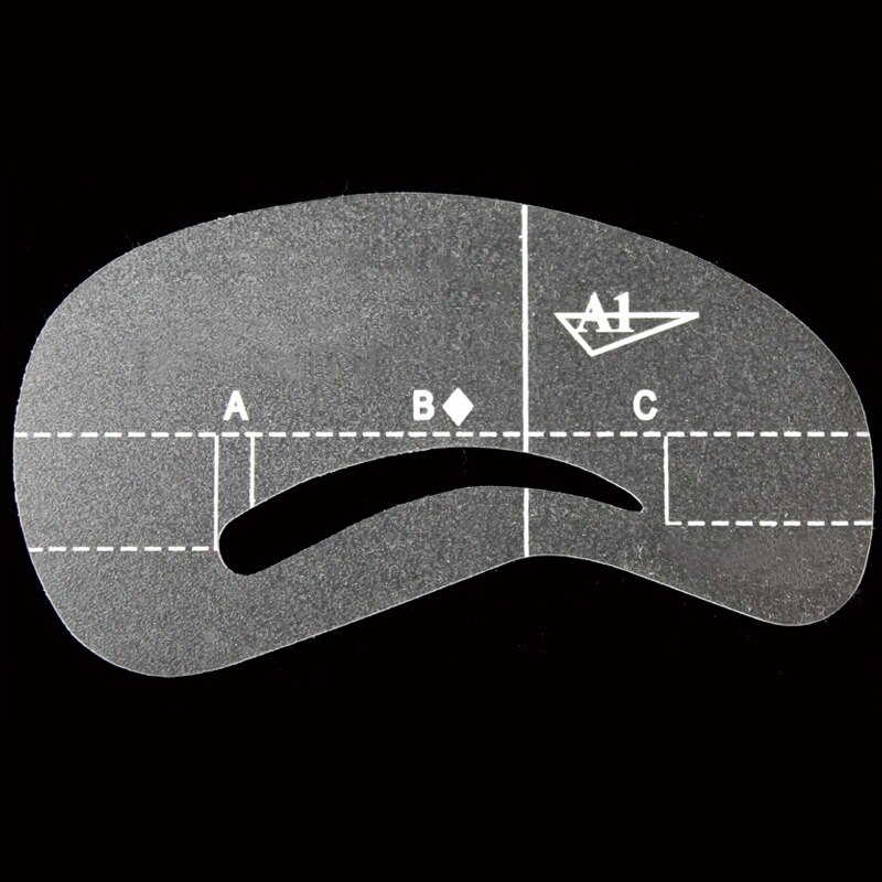 4 stücke Magie Augenbrauen Schablone machen-hoch Stile EINE Schablone Für sterben Augenbraue Zeichnung Vorlage Bilden Werkzeug bilden Für eyebrols Zubehör