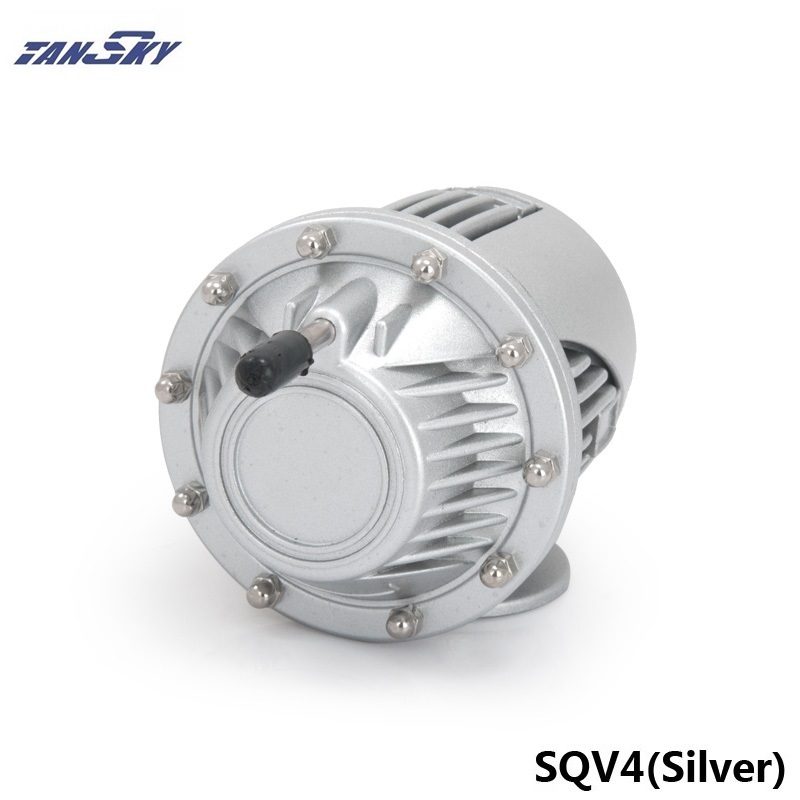 Blow Off Valve SQV4 Voor Subaru Speciale Flang (Zilver/Zwart, Repliceren) TK-SQV4F