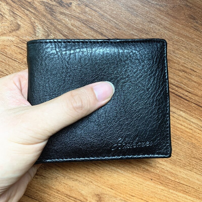 Coin bag PU leather Wallet male purse clutch bag, mens wallet coin purse male card holder soft short men Wallets: Default Title