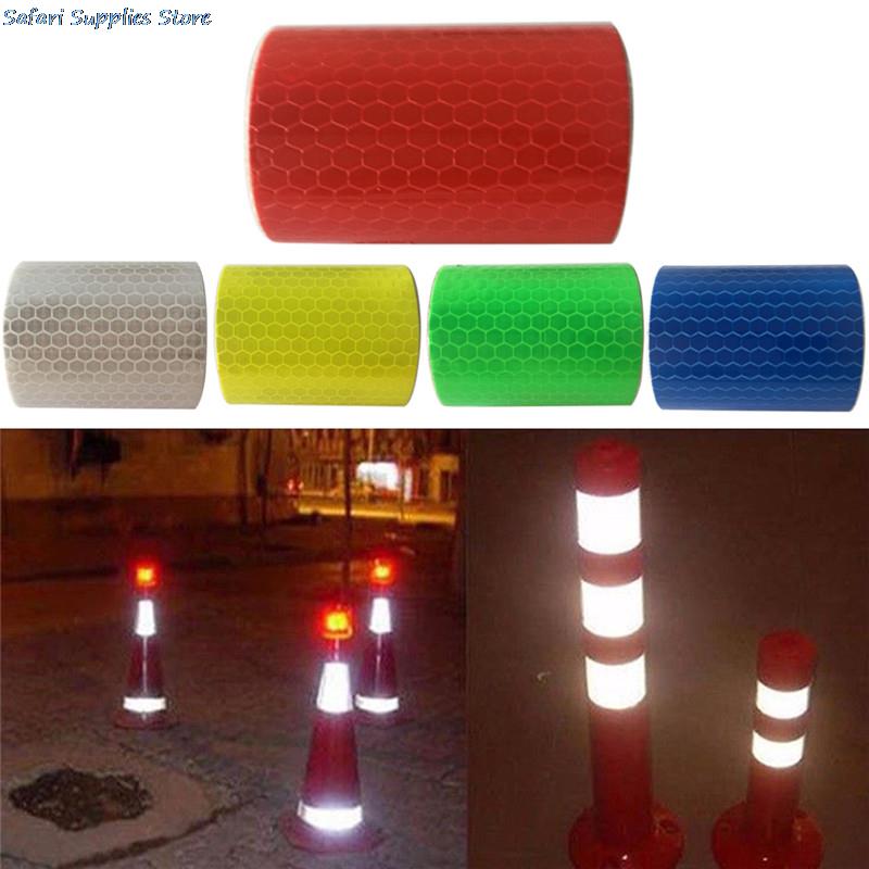 Safety Caution Reflective Tape Warning Tape Sticker Self Adhesive Tape 5cm X 1M Stripes
