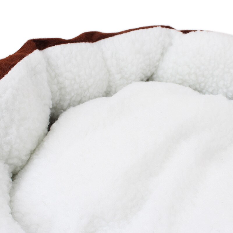 Coussin de lit en cachemire très doux pour chien, niche pour chat, panier pour chiot, niche, Chihuahua, poméranien