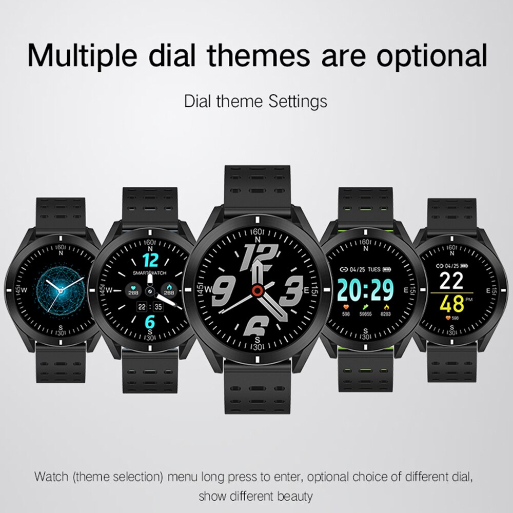 P6 intelligente fitnesshorloges met bluetooth sport, stappenteller, waterdichte smartwatch, stappenteller, bloeddrukmeter, slimme armband en polsbandje.