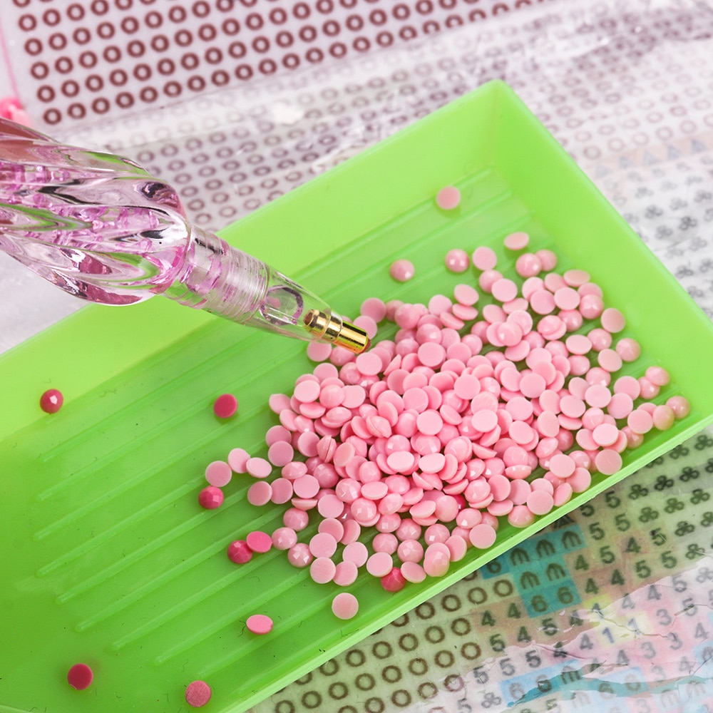 1PC Plastic Resin Cross Stitch Point Drill Pen 5D Diamond Painting Embroidery Crystal Pens Sewing Accessories Supplies DIY Craft