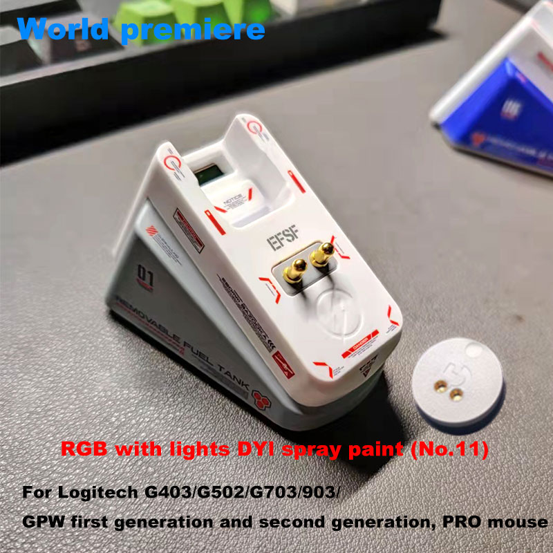 Logitech /Razer Competitive Game mouse Wireless Charging base DIY color modification for G series g903 Viper Uitimate mouse kit