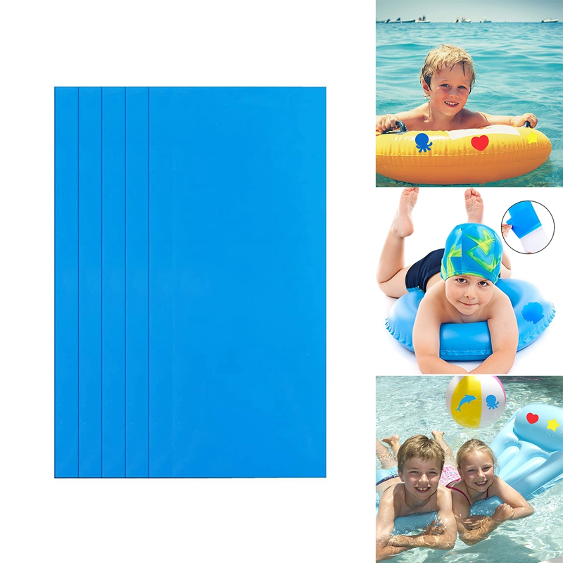 Self-Adhesive PVC PatchesVinyl Pool Liner Patch Boat Repair Rubbers for Inflatable Boat Raft Kayak CanoeRectangle